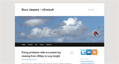 Desktop Screenshot of blog.vconsult.nl